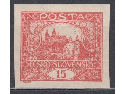 15h cihlově červená, I.typ spirály, Nr.7, **