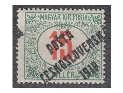 15f Červené číslo, zk.Gilbert, Nr.137, **