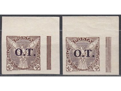 30h hnědá, 2 rohové kusy s různě širokými ochrannými rámy, Nr.OT3, **