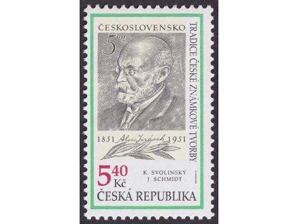 2001, 5.40 Kč Tradice, DV - ryska nad "K" (ČESKOSLOVENSKO), Nr.281, **