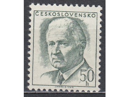 1970, 50h Svoboda, DV - svislá ryska vlevo od tváře, Nr.1808DV2/1, **