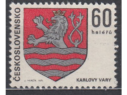 1971, 60h Znaky, DO - pod hodnotovým údajem slabý otisk písmen "OCA", Nr.1891DO, **