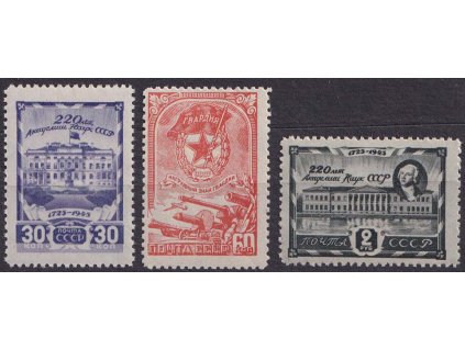 1945, 30K-2R dvě série, MiNr.959,963-64, **