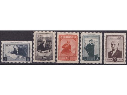 1945, 30K-3R série Lenin, MiNr.983-87, **