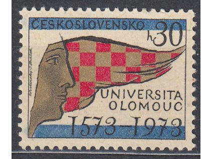 1973, 30h Universita, DV na ZP 32/1 - v pravém horním rohu ryska, Nr.2035, **