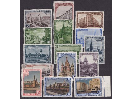 1947, 5K-5R série Moskva, MiNr.1137-51, **/*