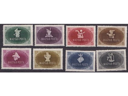 1945, 40f-20P série, MiNr.844-51, * po nálepce