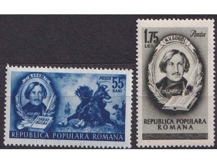 1952, 55B-1.75L série Gogol, MiNr.1389-90, **