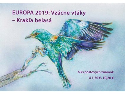 ZS 092 EUROPA 2019 - Vzácne vtáky (samolepící)