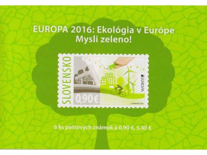 ZZ 082 EUROPA 2016 - Mysli zeleně! (samolepící)