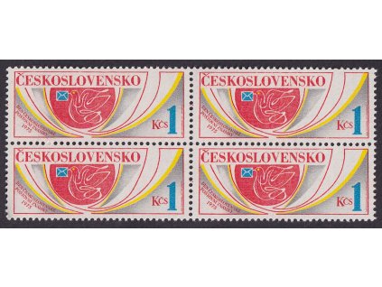 1975, 1 Kčs Den známky, 4blok, Nr.2181, **