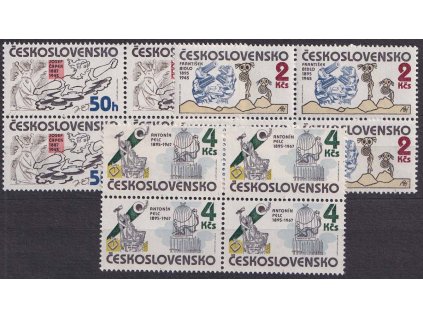 1985, 50h-4Kčs Umělci, 4bloky, Nr.2701-3, **