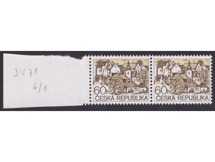 1995, 60 h Venkovský motiv, DV - ryska nad "HS" (FUCHS), Nr.71, **