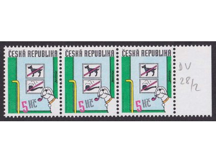 1999, 5 Kč Humor, DV - modrá skvrna nad "5" (5 Kč), Nr.233, ** , ZP 28/2