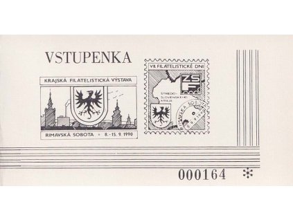 1990, Výstava známek Rimavská Sobota, ** , 10x 50 h