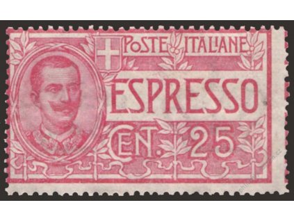 1903, 25C Spěšná, drobné výrobní vlomy, MiNr.85, *