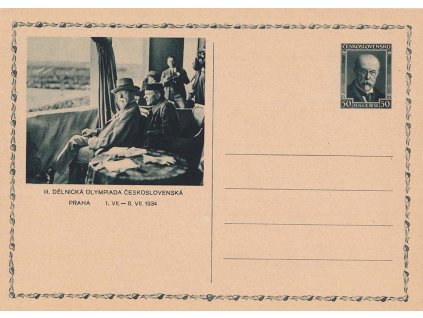 CDV 54 (2) III. dělnická olympiáda, Prezident na stadiónu