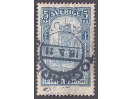 1903, 5Kr Pošta, MiNr.54, těžší razítko