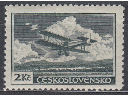 2Kč zelená, Řz.12 1/4, zk.Gilbert, Nr.L9A, **, luxusní