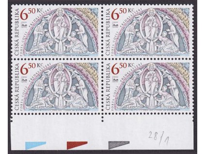 2003, 6.50  Kč Předklášteří, DV - skvrna v koruně Přemysla, Nr.371, **