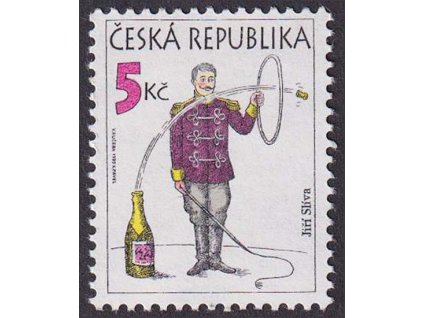 1995, 5 Kč Humor, DV - vodorovná ryska pod rukou, Nr.85, ** , ZP 6/1