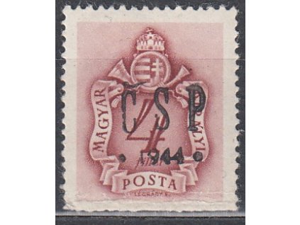 Chust 1944, 4f Doplatní, Nr.RV206, náklad 320 ks, **, kzy