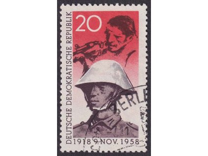 1958, 20 Pf Voják, MiNr.662, razítkované