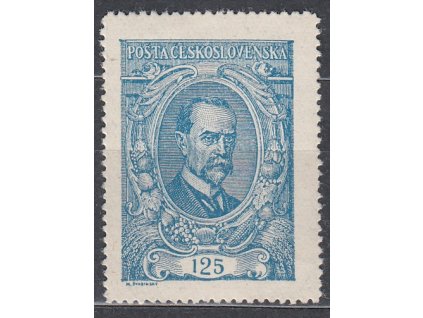 125h ultramarínová, I.typ, zk.Karásek, Nr.140a, **