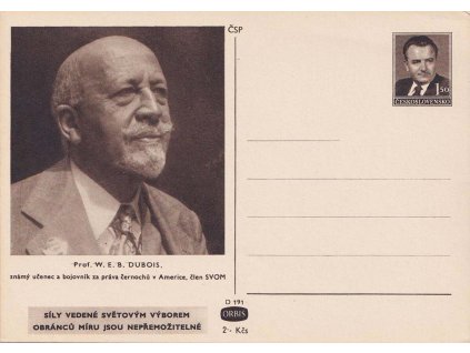 CDV 100 (10) Obránci míru, Prof. W. E. B. Dubois, lehké omačkání