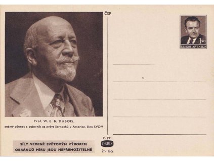 CDV 100 (10) Obránci míru, Prof. W. E. B. Dubois