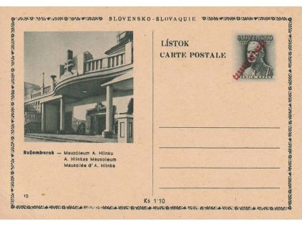 CDV 79 (15) Rázus, Ružomberok, ohnutý růžek