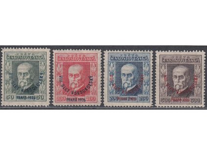 50-300h Slet, série, pr.8,7,7,5, zk.Gilbert, Nr.183-7, **