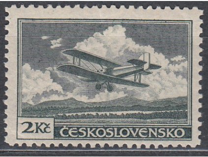 2Kč zelená, Řz.12 1/4, zk.Gilbert, Nr.L9A, **