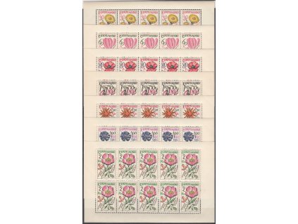 1965, 30h-2Kčs Léčivé rostliny, 10bloky, Nr.PL1489-95, **