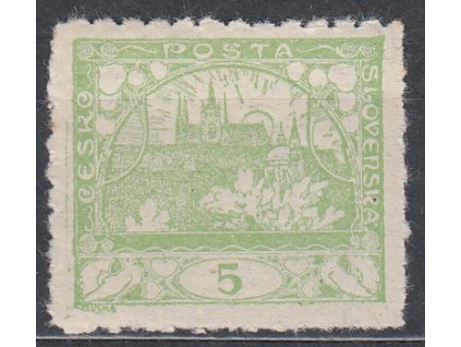 5h světle zelená, průsek, Nr.3, * po nálepce