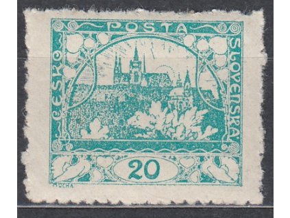 20h modrozelená, průsek, Nr.8, * po nálepce