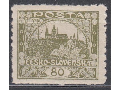 80h olivová, průsek, Nr.19, * po nálepce