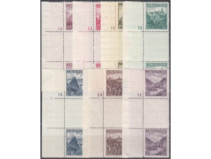 1.20-3.50Kč Krajinky, krajové trhané meziarší s DČ 1A, Nr.304-10M, **/*