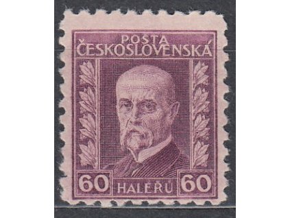 60h fialová, lep bez pruhů, Nr.207a, **