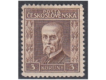 3Kč hnědá, III.typ, pr.8, Nr.198, **