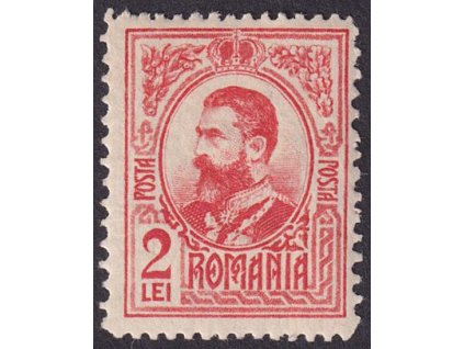 1908, 2 L Karel, MiNr.219, * po nálepce