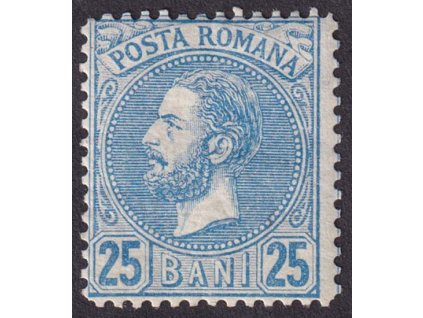1880, 25 B Karel, MiNr.56, * po nálepce