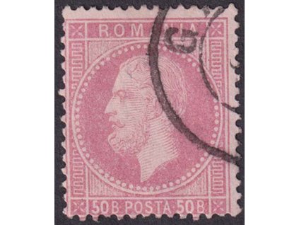 1872, 50 B Karel, MiNr.42, razítkované