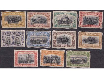 1906, 1B-2L série Výročí vlády, MiNr.187-96,192F, různé *