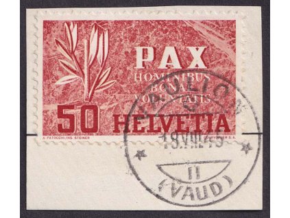 1945, 50 C PAX, MiNr.452, výstřižek