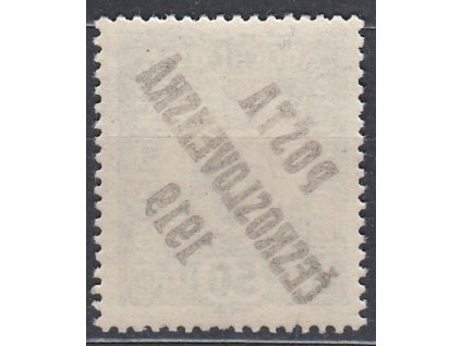 50h Znak, lehký obtisk, I.typ, Nr.43, **