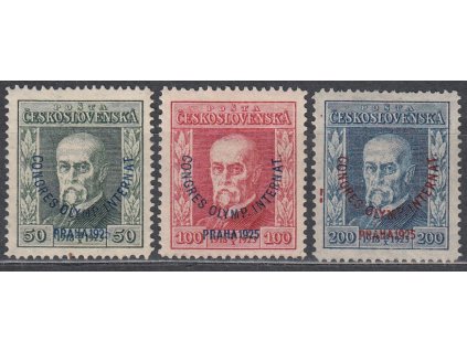 50-200h Kongres, série, Nr.180-182, * po nálepce
