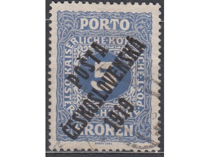 5K Doplatní, zk.Karásek, Nr.81, razítkované hezký kus