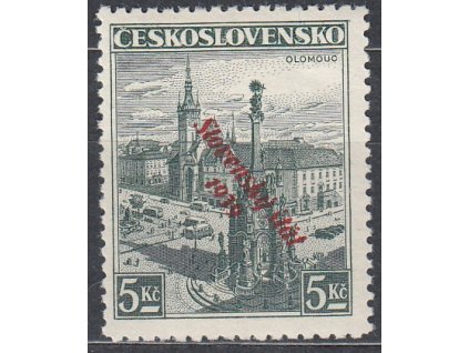 5Kč Olomouc, majetnická značka, Nr.21, **, luxusní kus