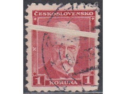 1930, 1Kč Masaryk, složka, Nr.260, razítkované